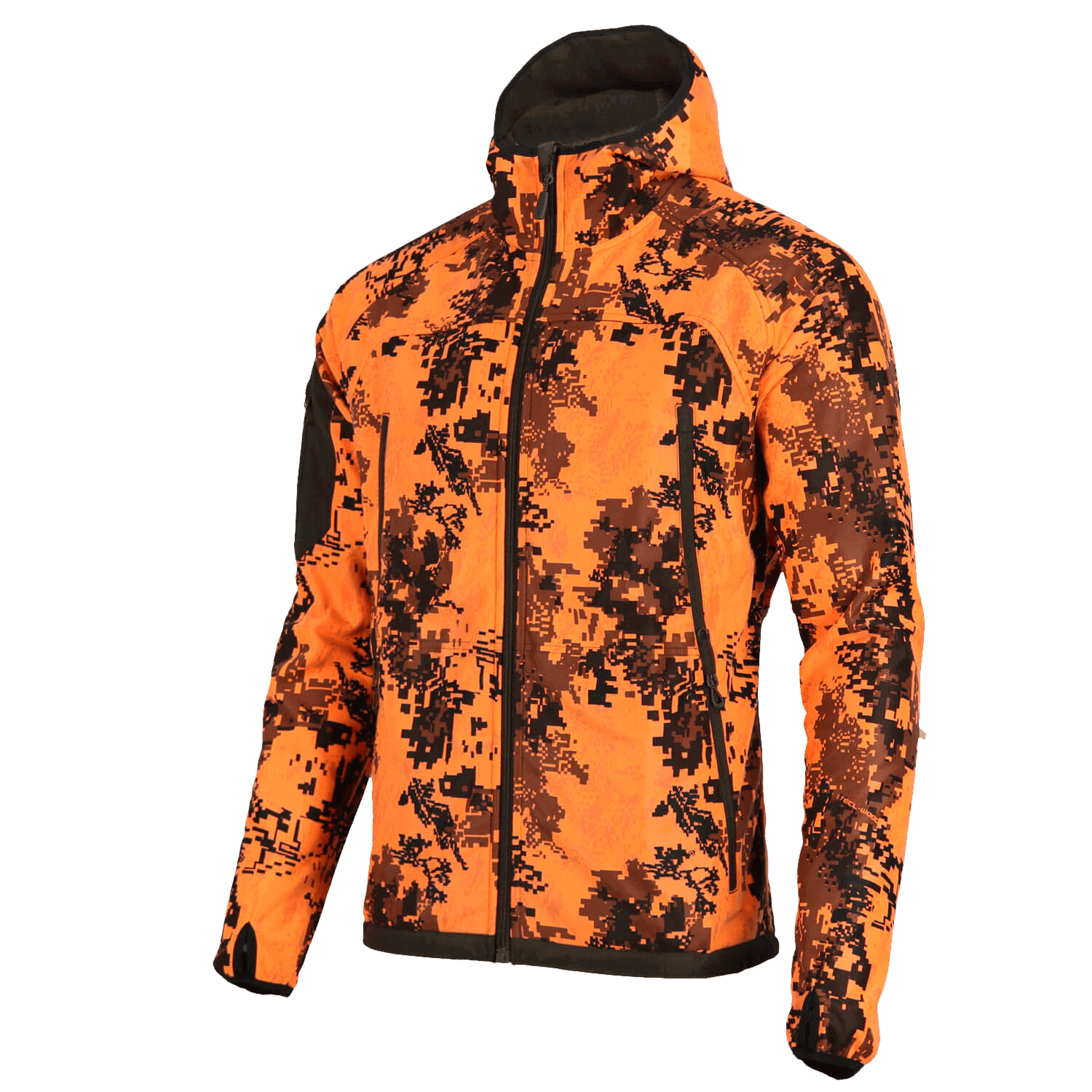  Pirscher Gear Giacca con cappuccio in pile reversibile (blaze/marrone)