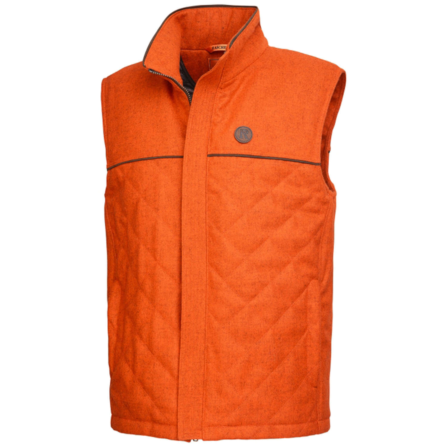 Gilet trapuntato Rascher arancione