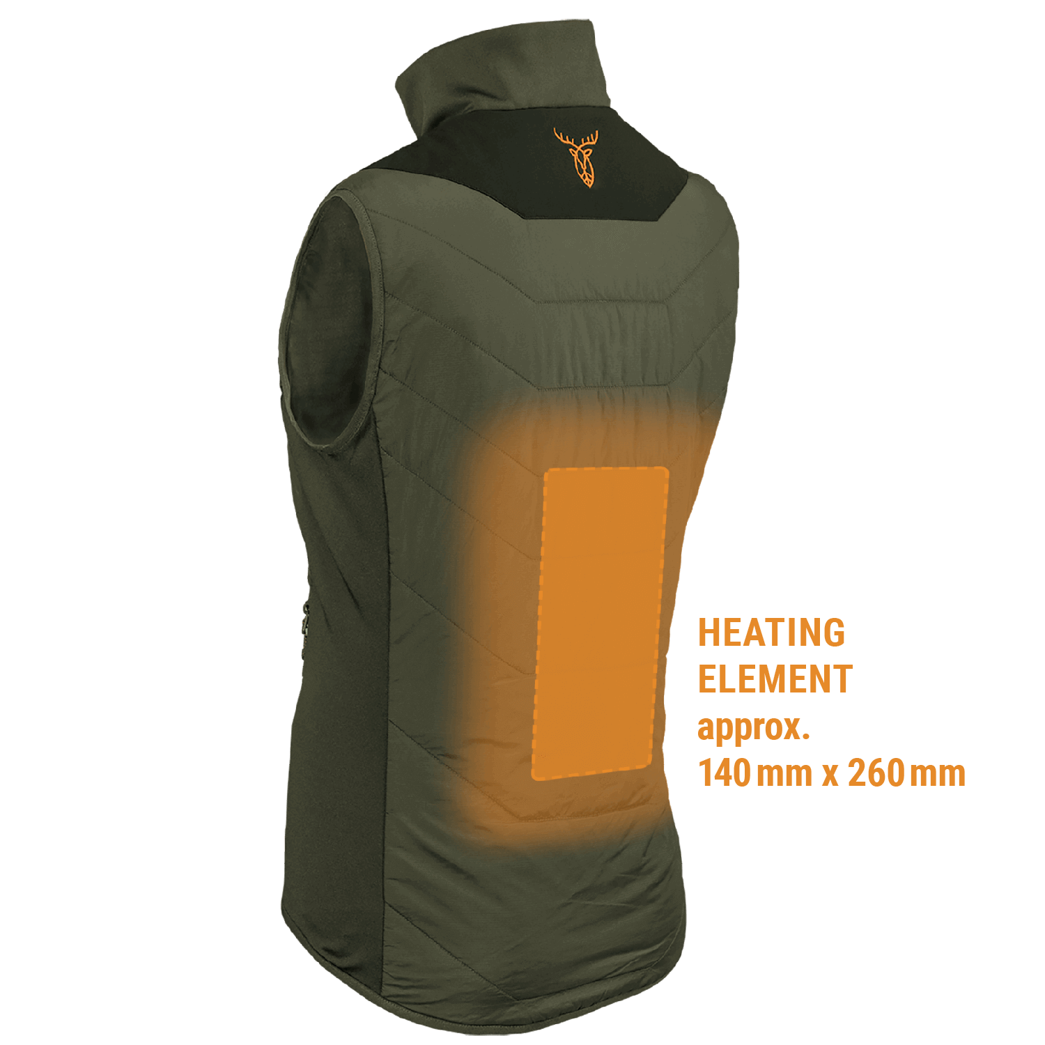  Pirscher Gear Gilet riscaldante da donna 2.0