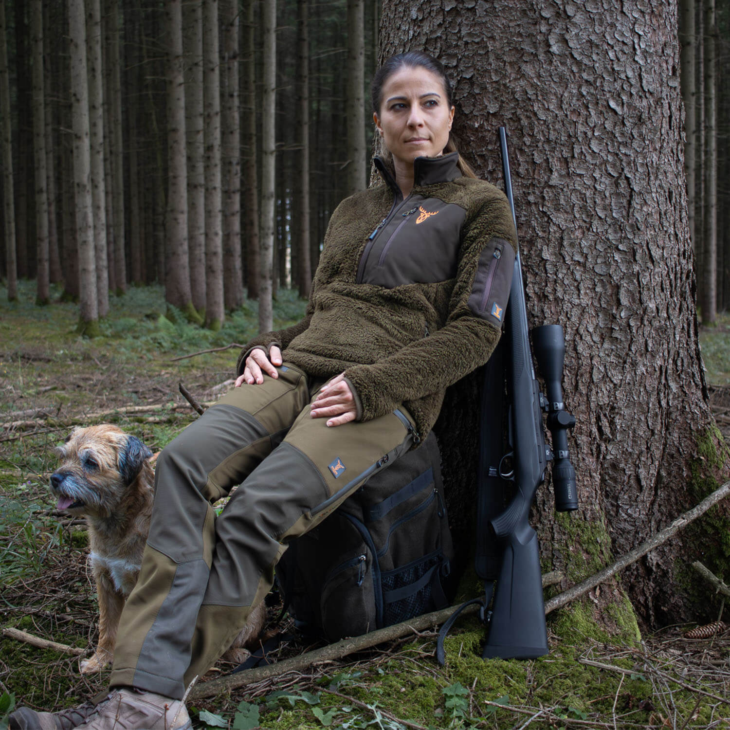  Pirscher Gear Maglione da equitazione Polar da donna