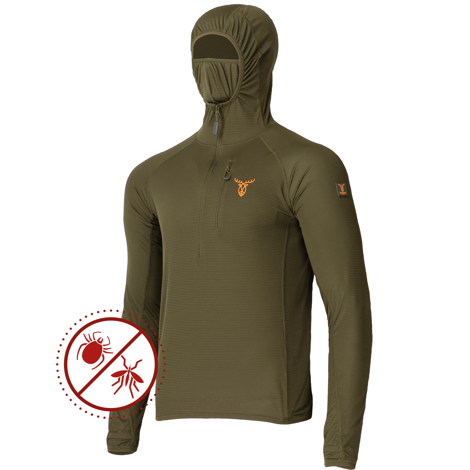  Pirscher Gear Camicia con cappuccio in Tanatex Ultralight
