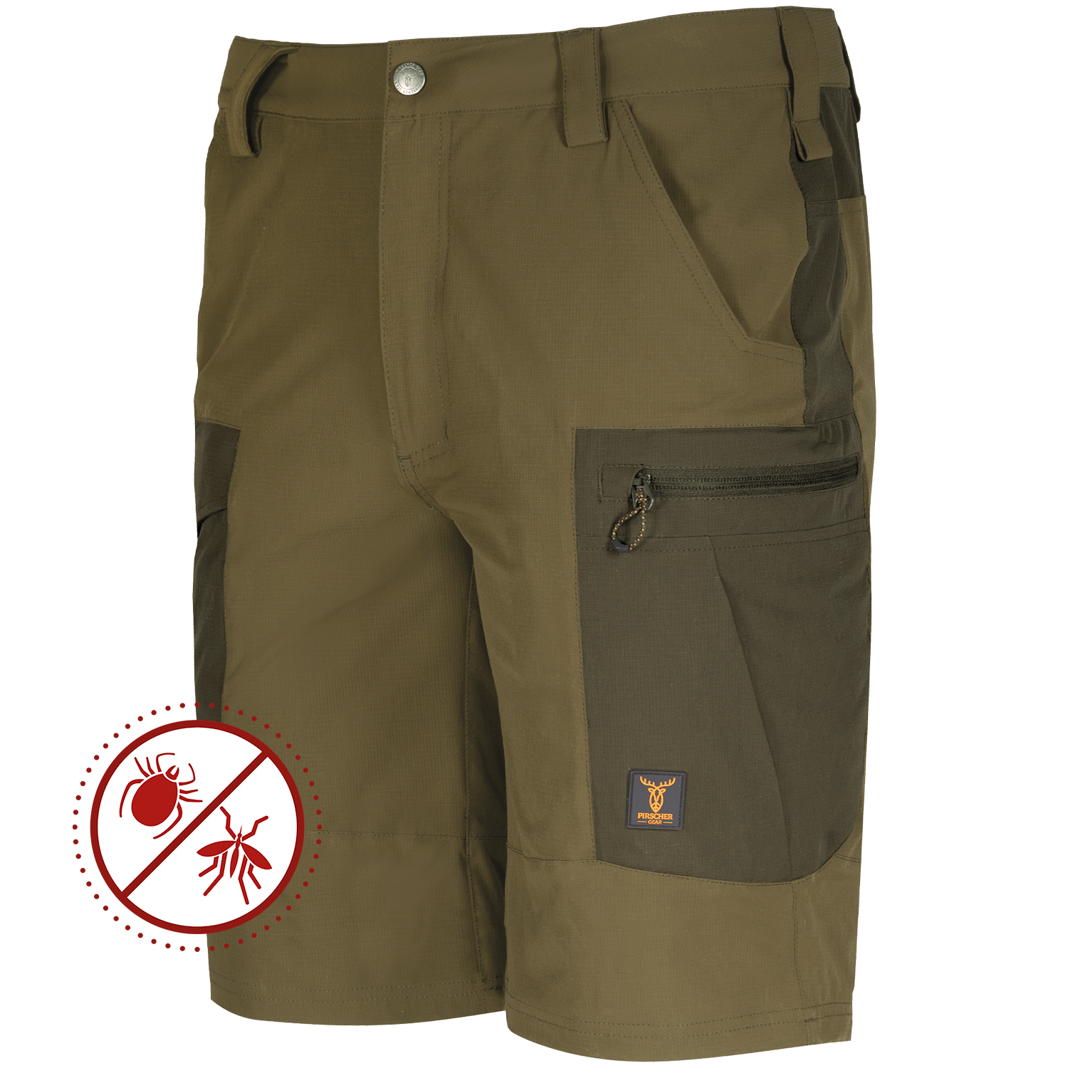 Pirscher Gear Pantaloncini in Tanatex Ripstop  Pirscher Gear Pantaloncini in Tanatex Ripstop