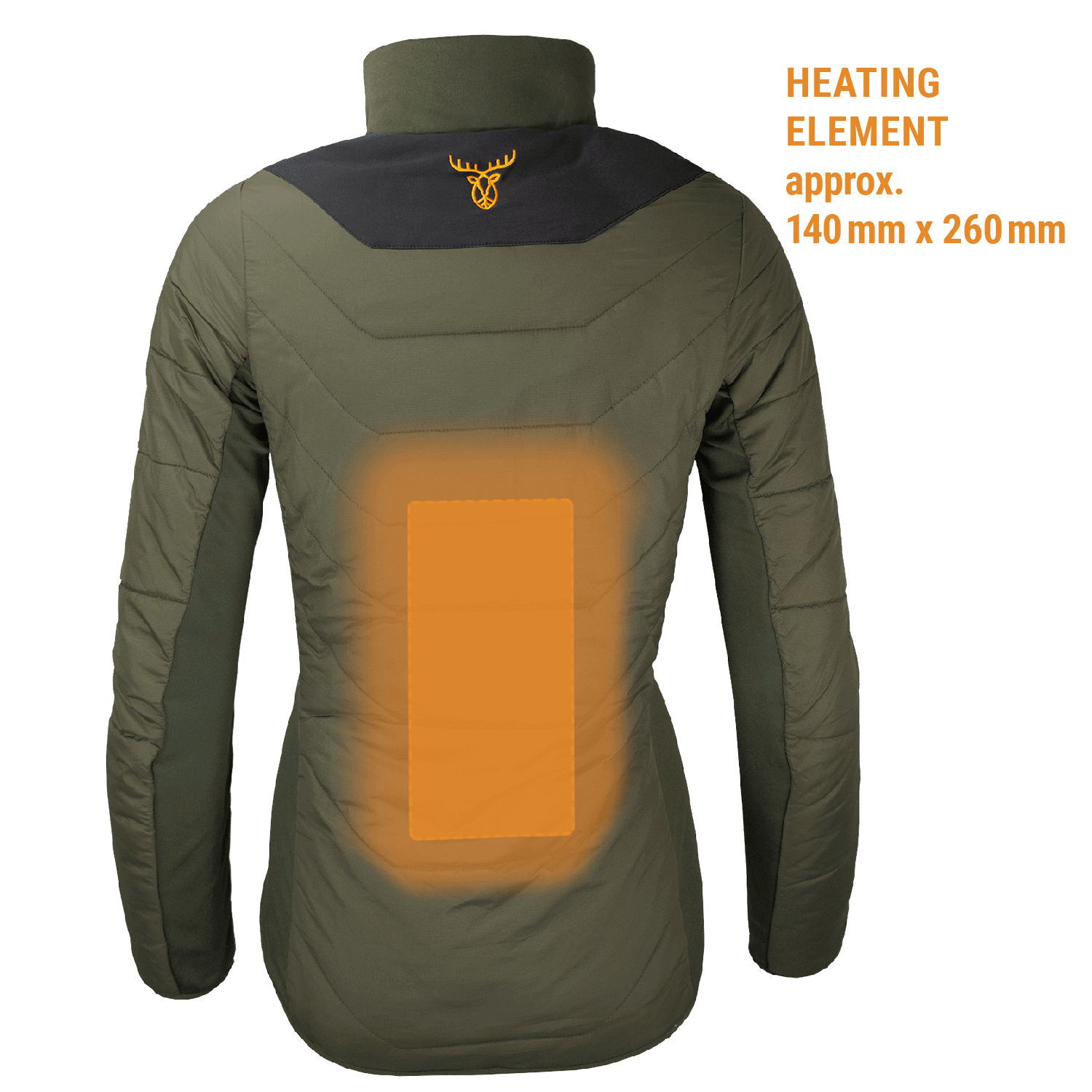  Pirscher Gear Giacca da riscaldamento da donna