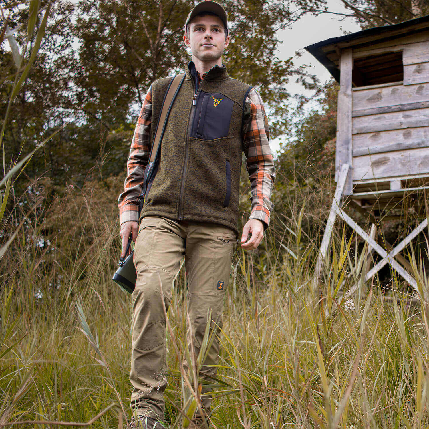  Pirscher Gear Gilet in pile lavorato a maglia Vale