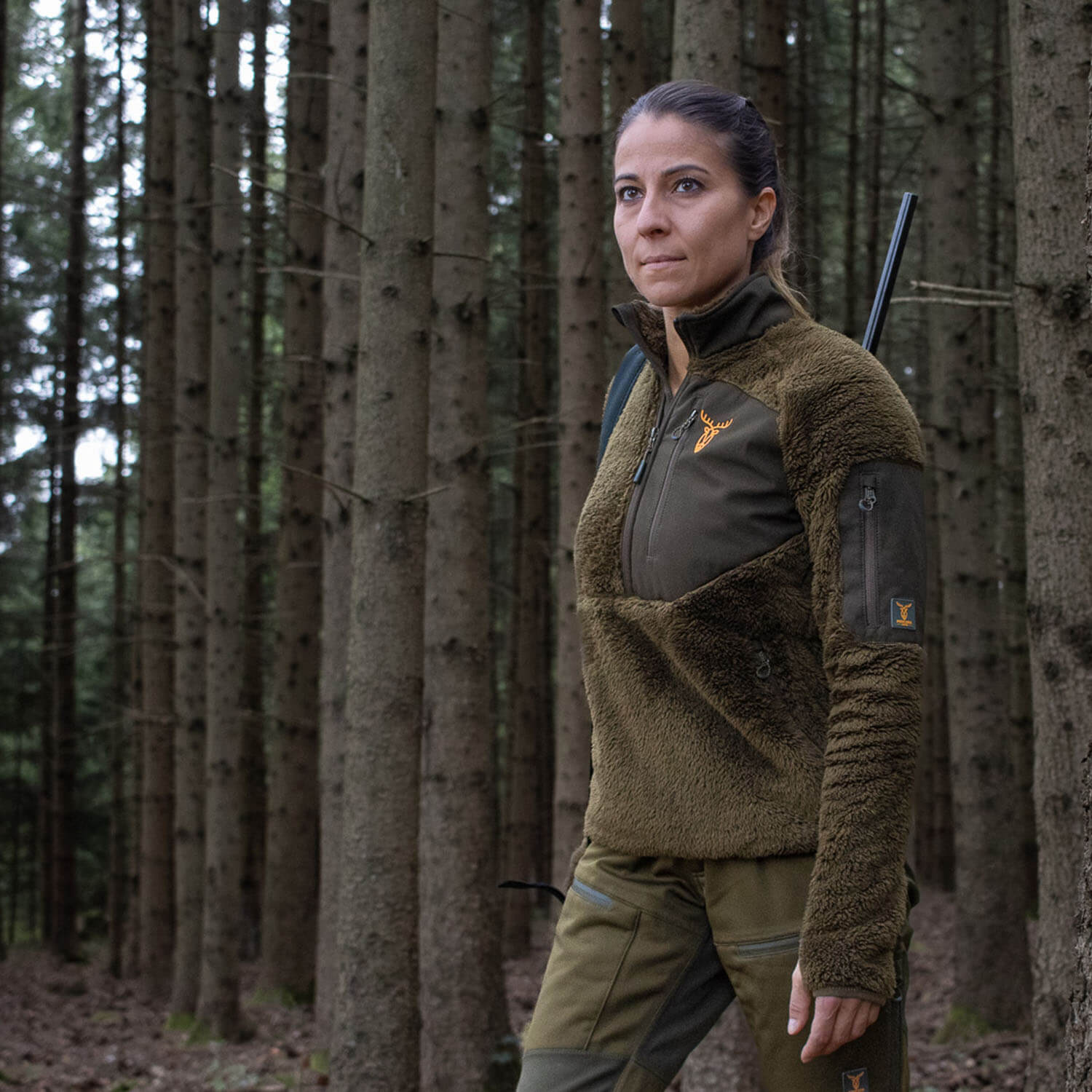  Pirscher Gear Maglione da equitazione Polar da donna