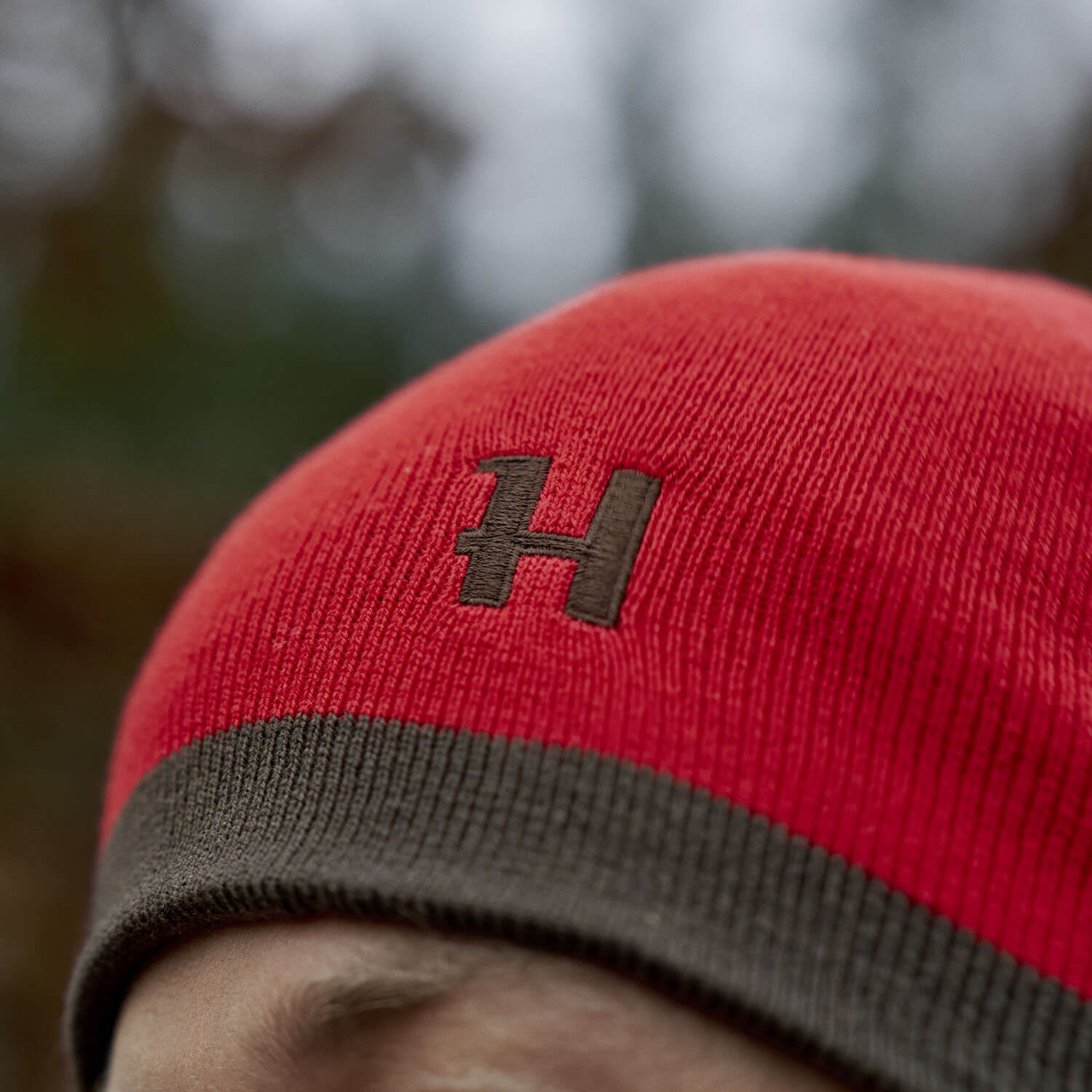  Härkila Cappello reversibile Aspire (Shadow Brown/Rosso)