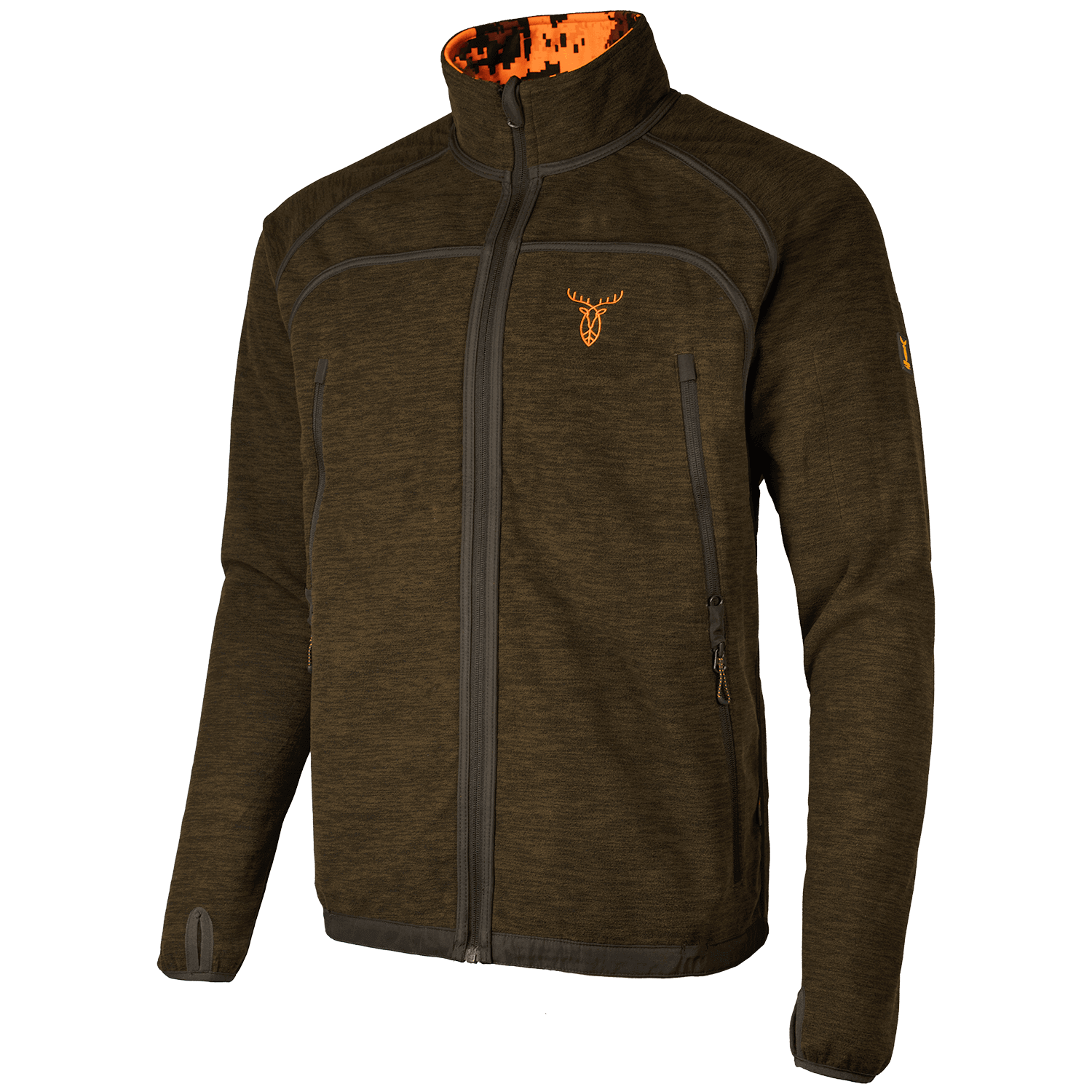  Pirscher Gear Giacca in pile reversibile (blaze/marrone)