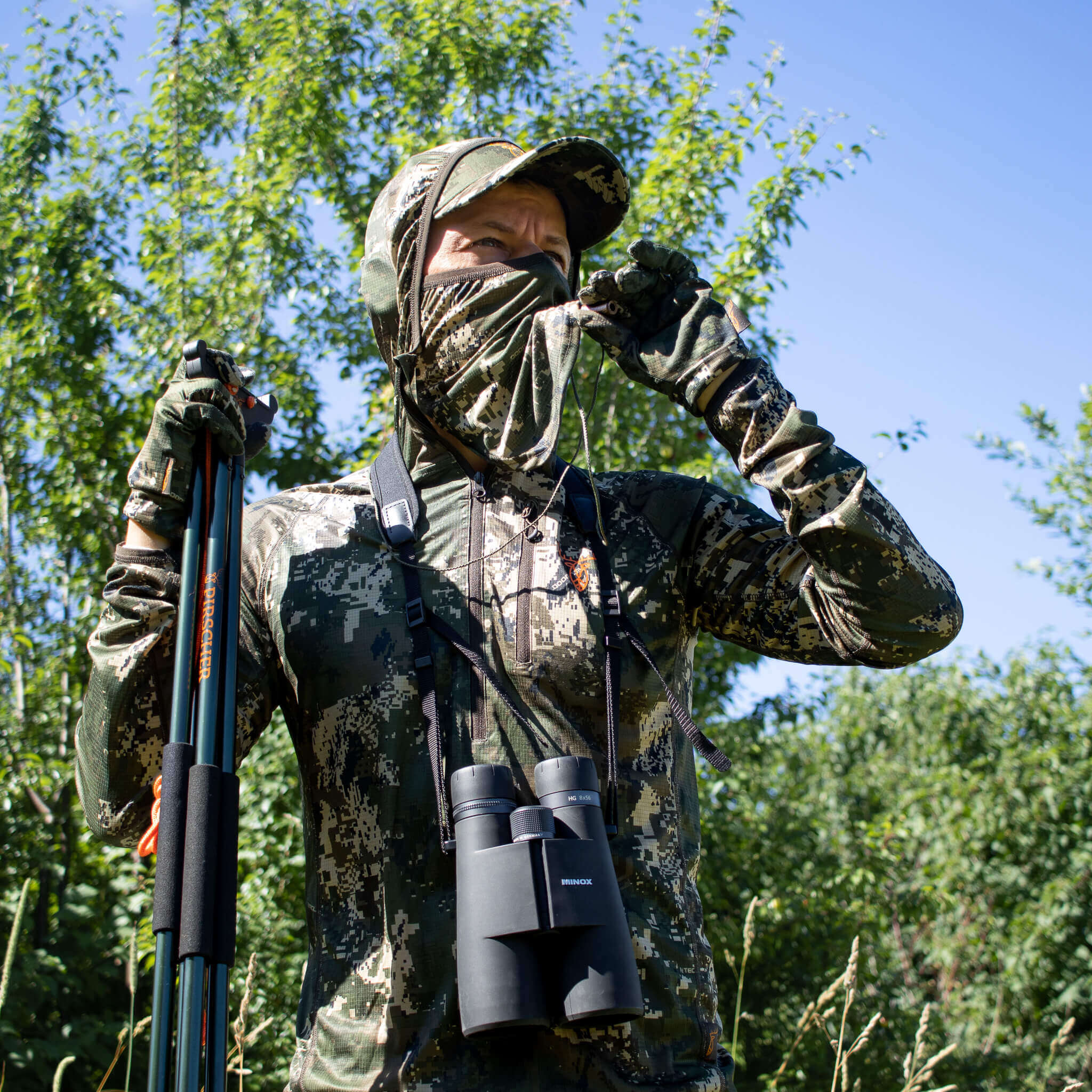  Pirscher Gear Camicia Ultralight con cappuccio (Optimax)