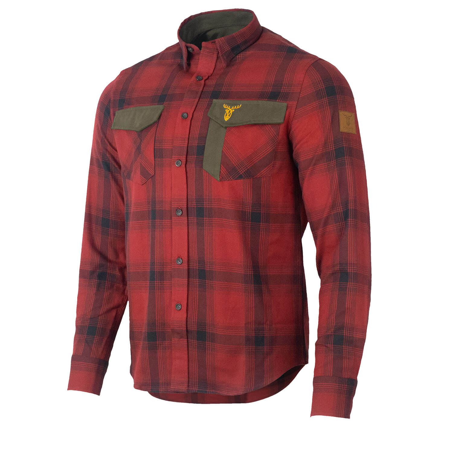  Pirscher Gear Camicia Forest (rosso fuoco)