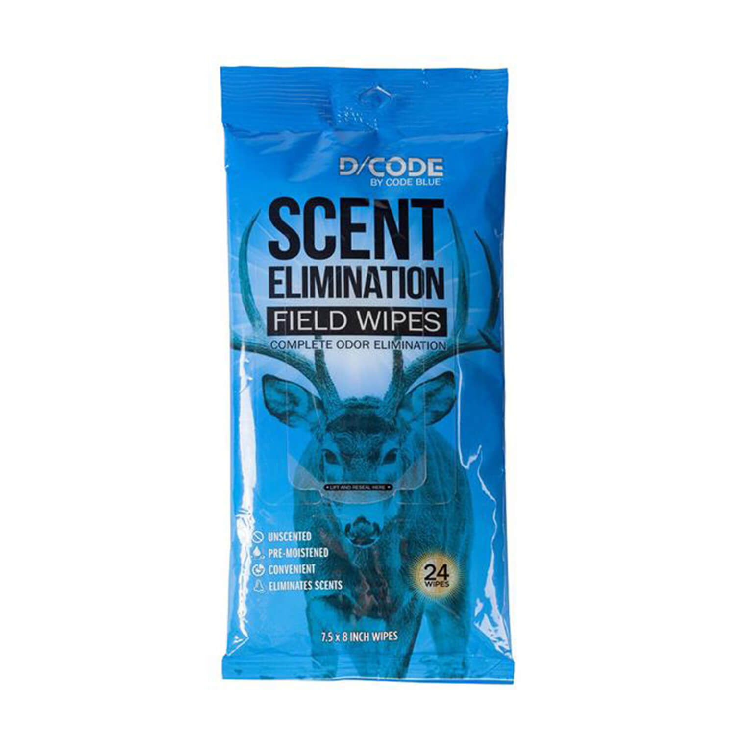  Code Blue Salviette umidificate antiodore - Accessori per la caccia