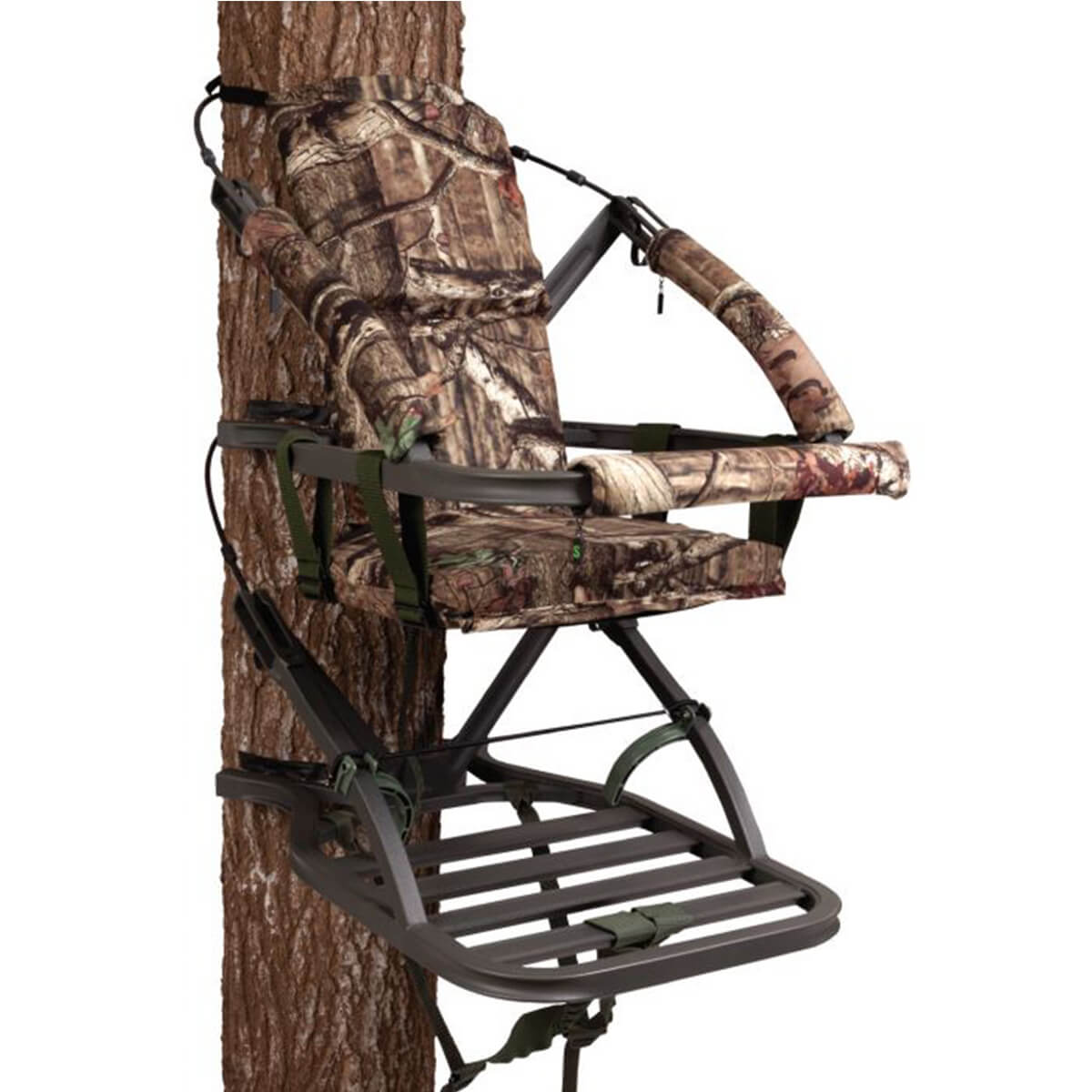  Summit Treestands Seggiolino da arrampicata Mini Viper SD Mossy Oak - Accessori per la caccia