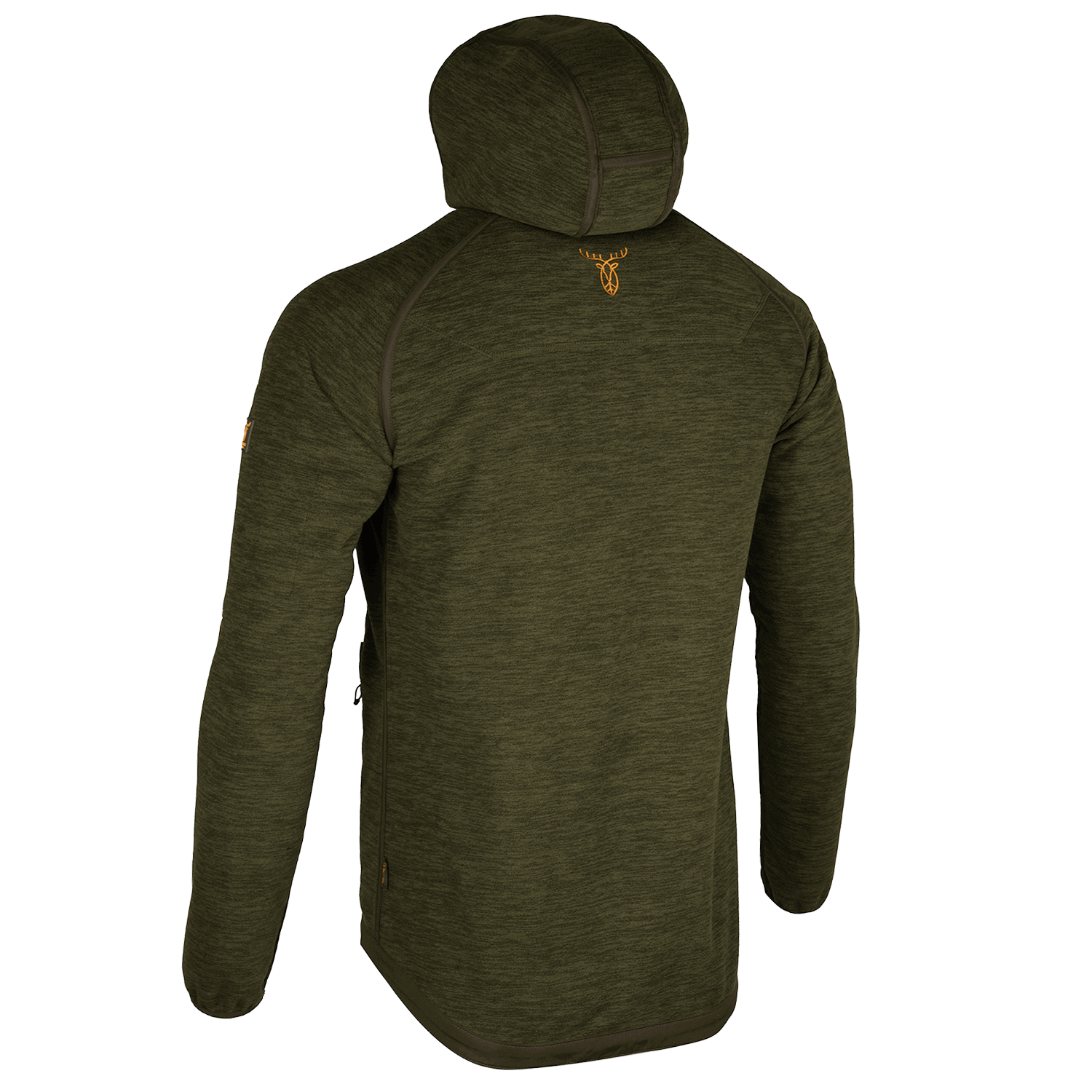  Pirscher Gear Giacca con cappuccio in pile reversibile (Optimax 2S/verde)