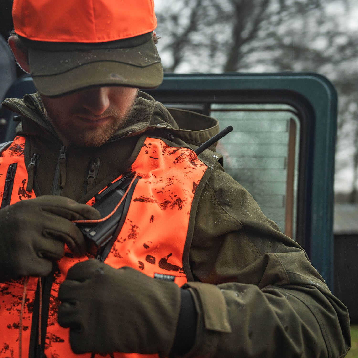  Seeland Gilet da caccia Trax Blaze (Arancione Blaze InVis MPC)