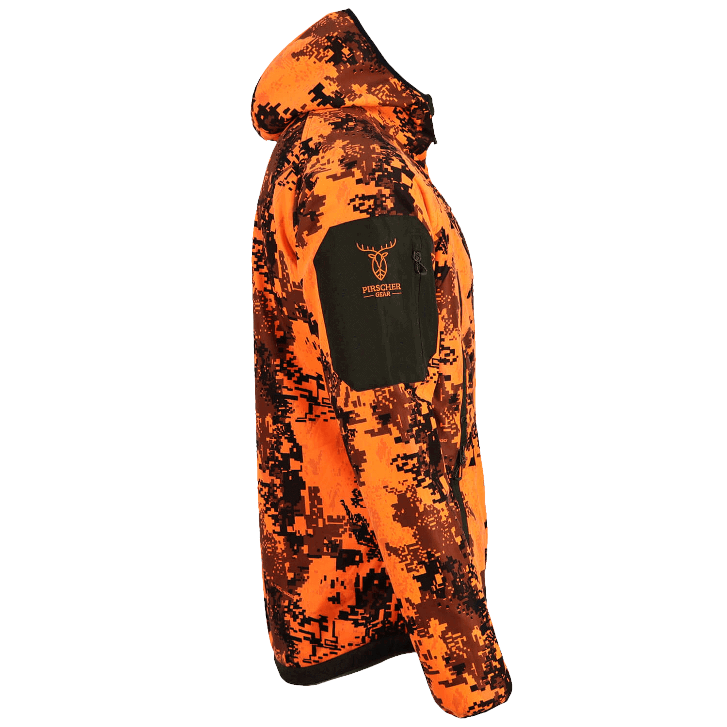  Pirscher Gear Giacca con cappuccio in pile reversibile (blaze/marrone)