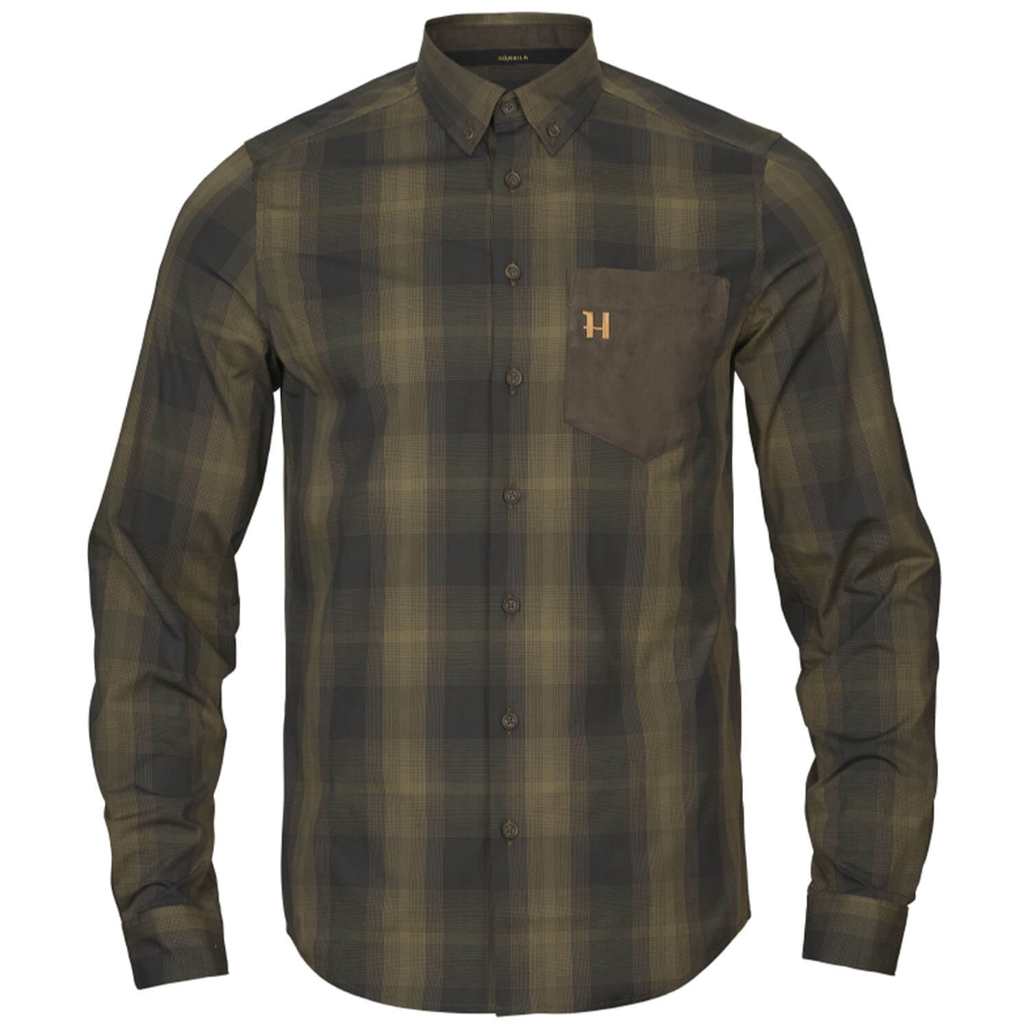  Härkila Camicia Akkan (verde salice/marrone ombra)